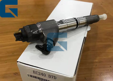 Iron Material Excavator Diesel Fuel Injectors For  EC240 D7D Engine